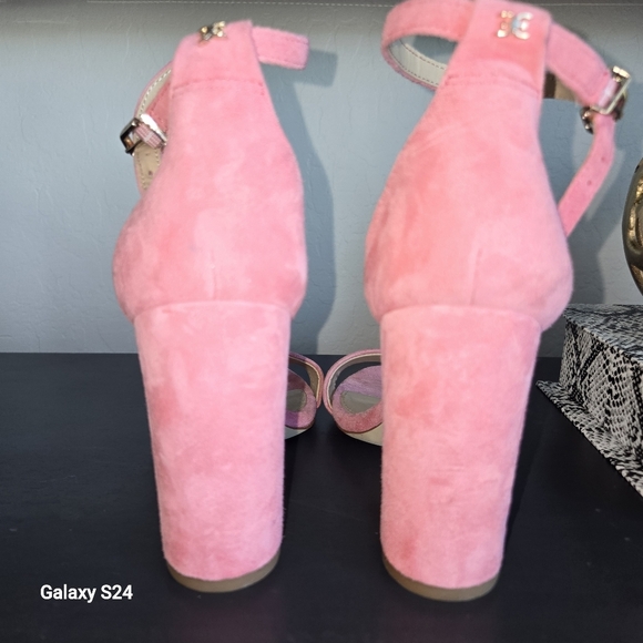 Sam Edelman Yaro Pink Suede Block Heel Sandal   6.5 NWOT💞 - Picture 7 of 10